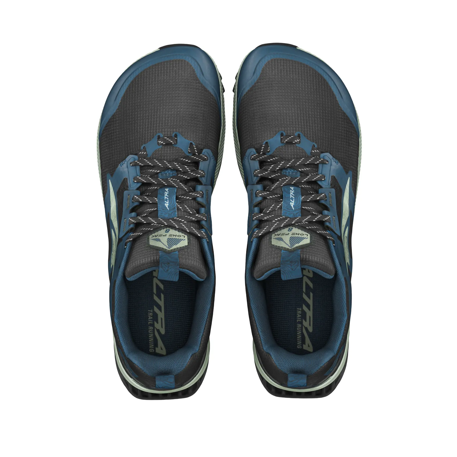 Altra Shoes Mens 13 Lone Peak 8 Blue Black Trail Running Athletic Lightweight Altra Lone Peak 8 Men main image 4